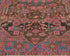 5x10 Vintage Brown Pink Persian Style Hand Knotted Low Pile Wool Area Rug